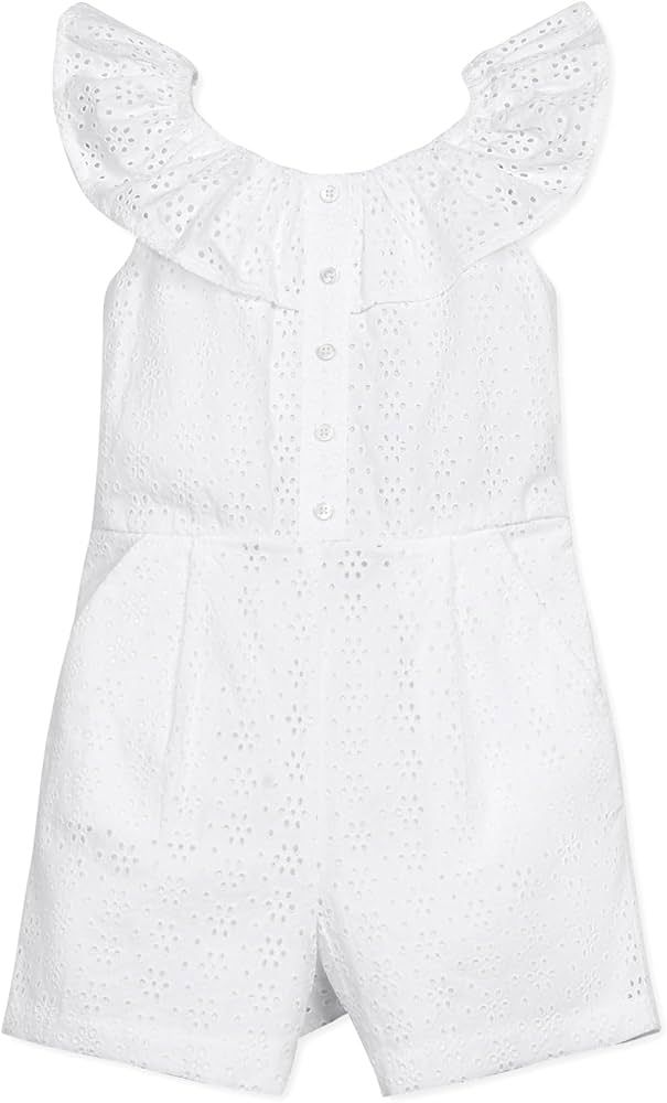 Hope & Henry Girls Sleeveless Bow Romper | Amazon (US)