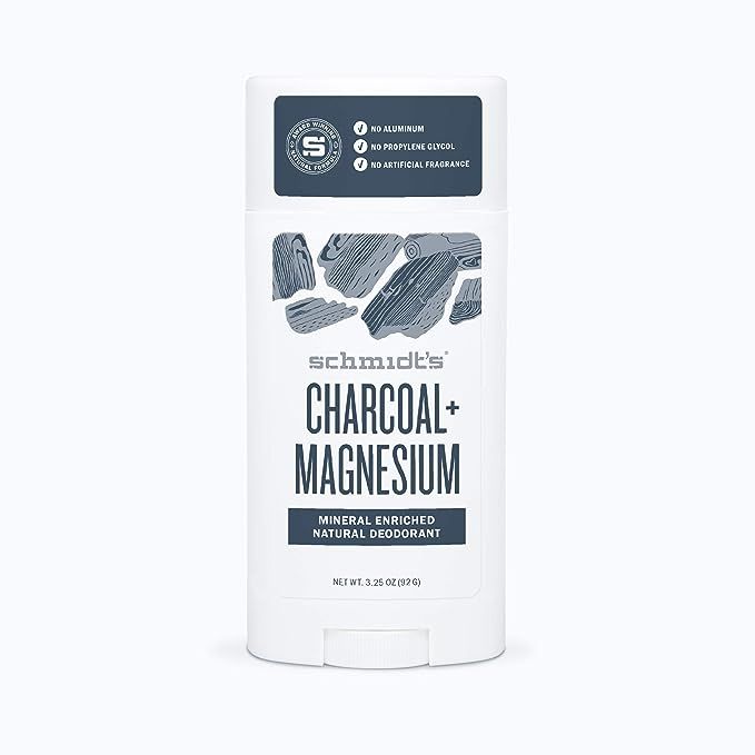 Schmidt's Natural Deodorant - Charcoal and Magnesium, 3.25 ounces. Stick for Women and Men | Amazon (US)