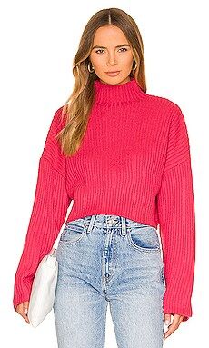 Sanctuary Chunky Rib Crop Sweater in Rock Candy from Revolve.com | Revolve Clothing (Global)