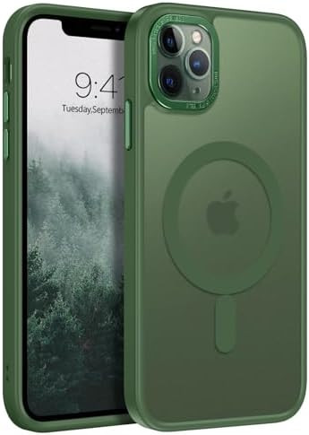 BENTOBEN Magnetic for iPhone 11 Pro Max Case, [Compatible with MagSafe] Translucent Matte Frosted... | Amazon (US)
