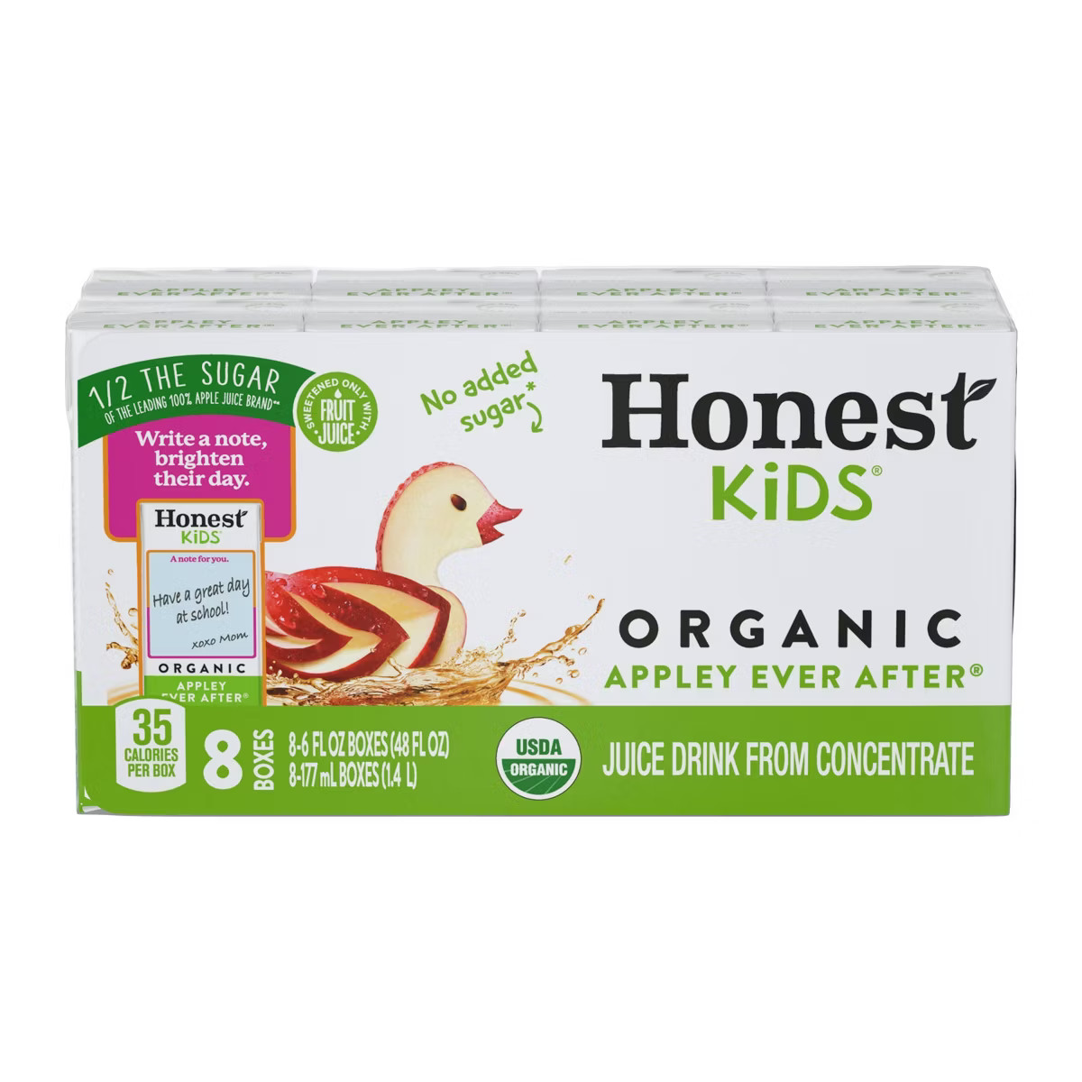 Honest Kids Organic Apple Juice Drink - 8pk/6 fl oz Box | Target