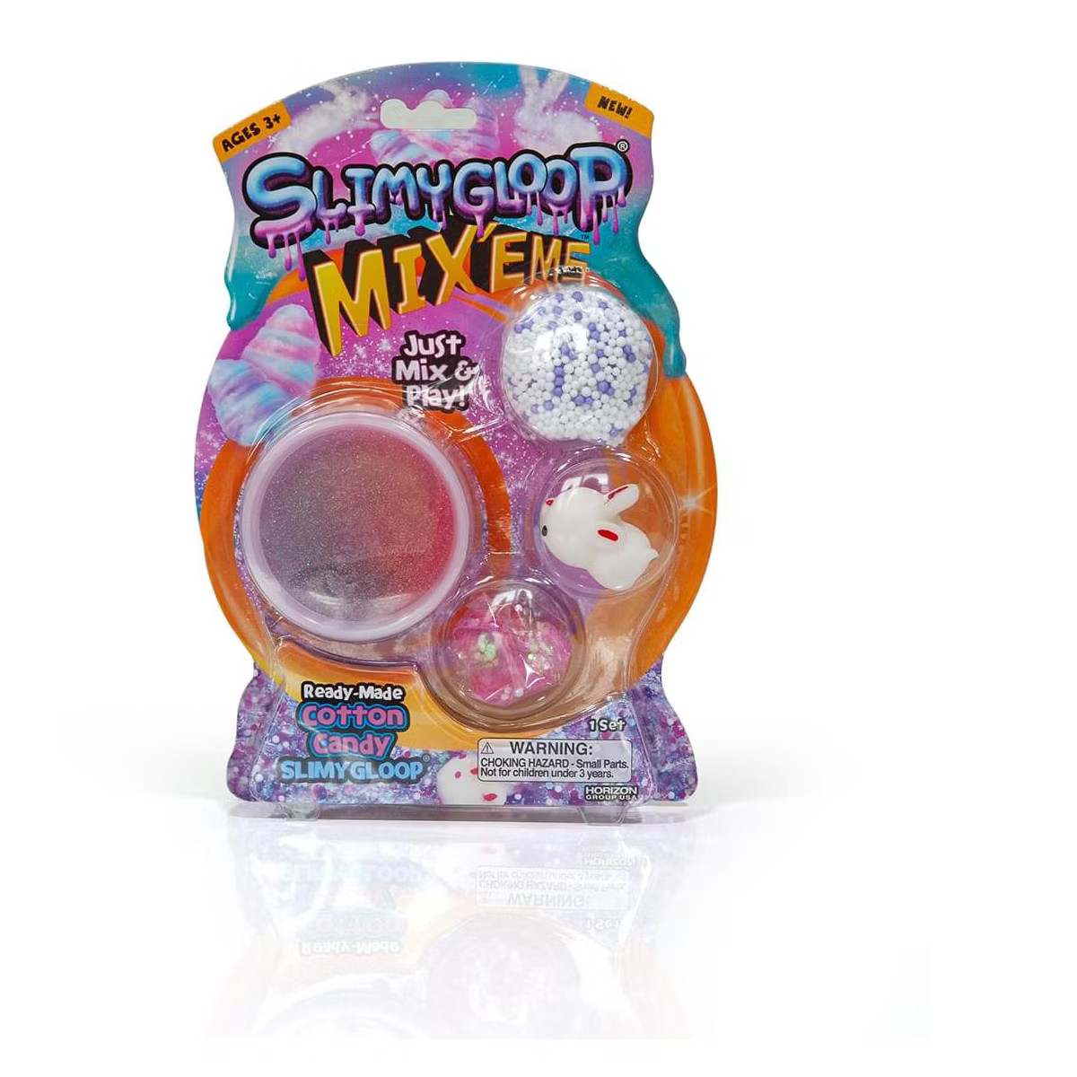Slimygloop Mix'Ems DIY Slime Kit For Kids | Cotton Candy Mix'Em Glitter Slime | Target