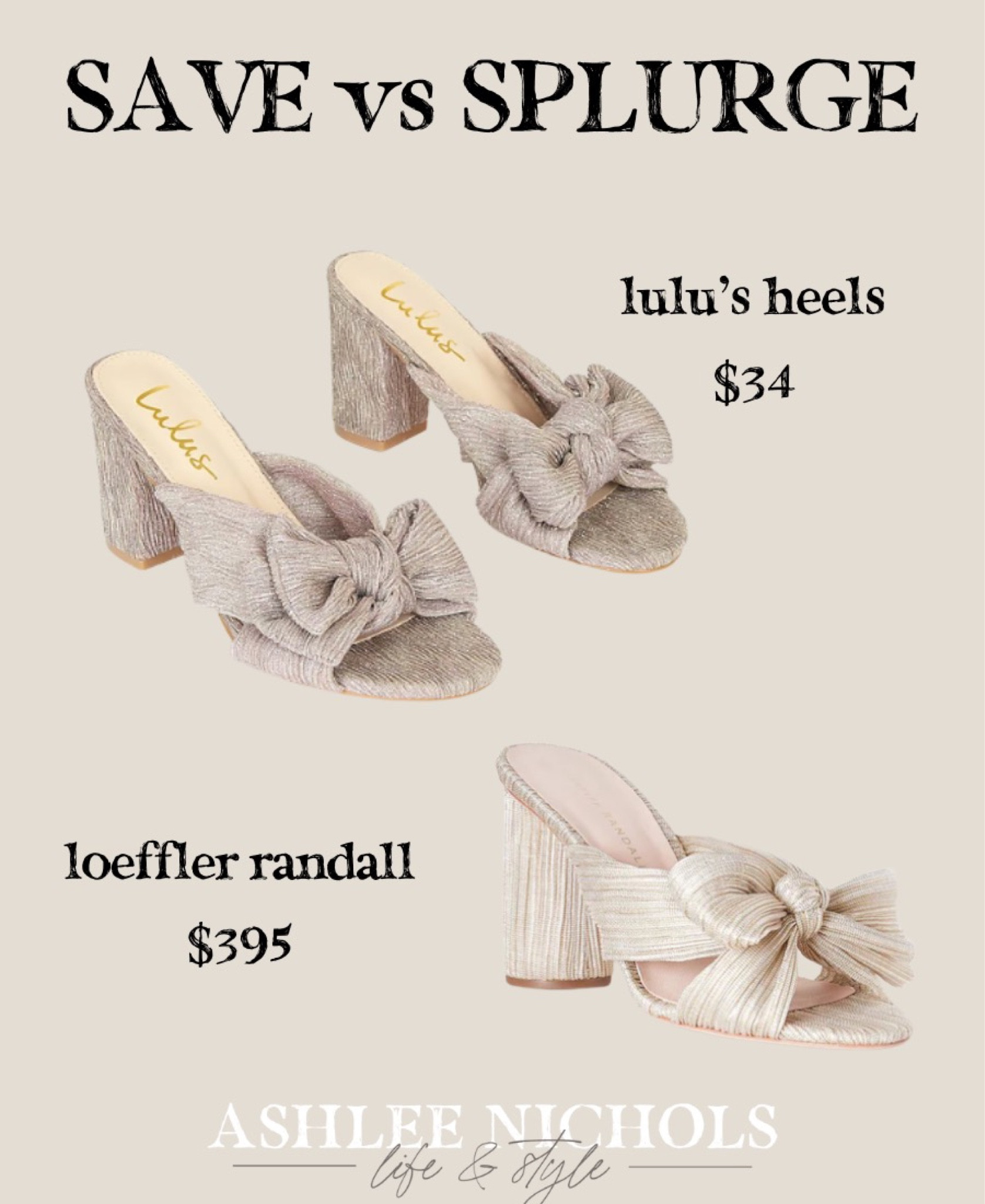 Save or splurge on these Loeffler Randall look alike dupe heels perfect for wedding guest season!