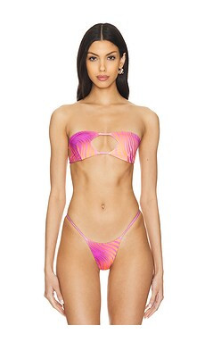 Indah Bass Bandeau Bikini Top in Saturn from Revolve.com | Revolve Clothing (Global)