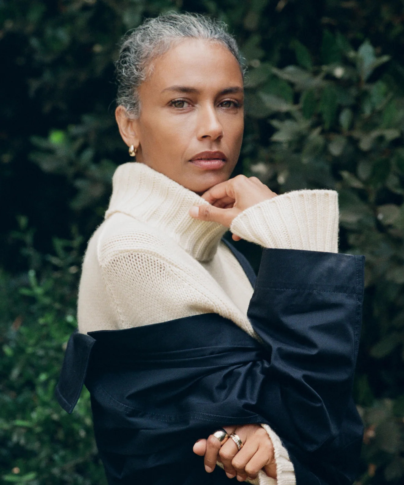 Cropped Cashmere Jet Turtleneck | Jenni Kayne