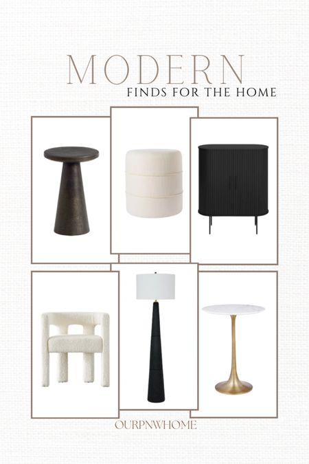 Modern furniture favorites!

Modern home, modern accent chair, boucle accent chair, white armchair, pedestal end table, black accent table, gold side table, marble table, living room furniture, black cabinet, sideboard, console table, buffet, ottoman, footstool, footrest, black floor lamp, modern floor lamp

#LTKhome #LTKstyletip