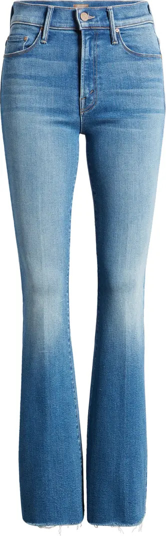 Frayed High Waist Flare Jeans | Nordstrom