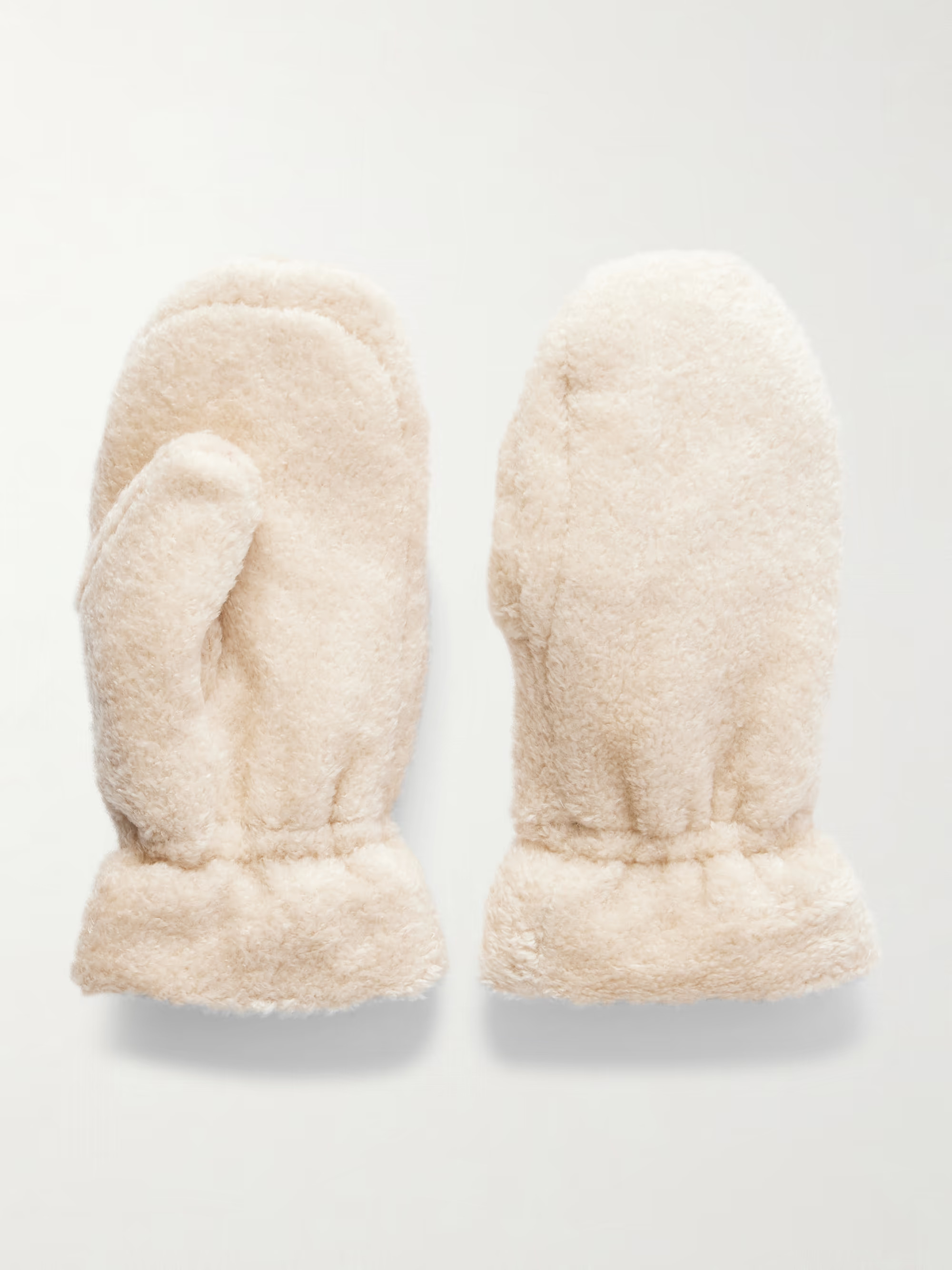 Embroidered fleece gloves | NET-A-PORTER APAC