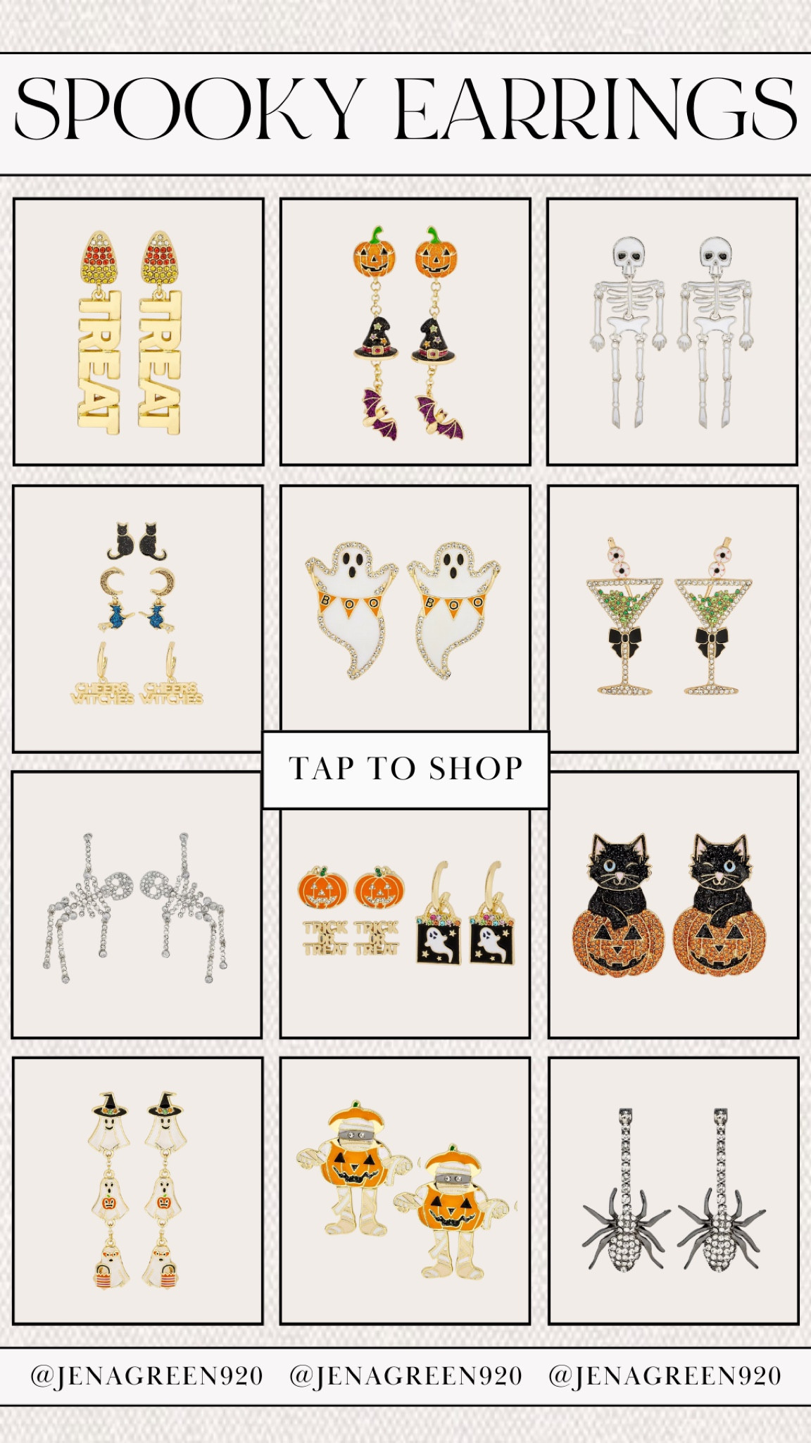Halloween Earrings | Halloween Jewelry | Halloween Spooky Earrings 

#LTKSeasonal #LTKStyleTip #LTKFindsUnder50