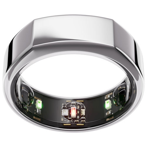 Oura Ring Gen3 - Heritage - Size 10 - Silver | Best Buy Canada