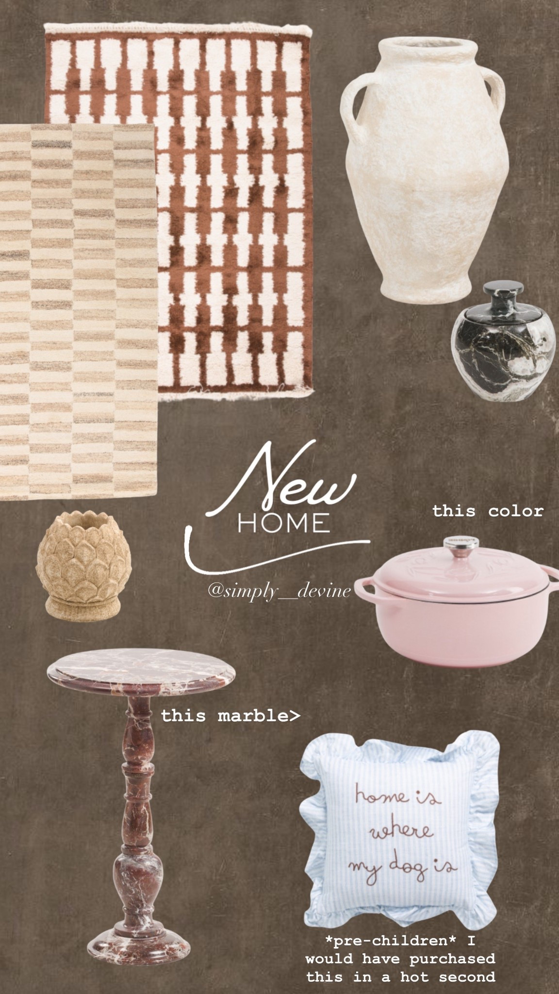 Home new arrivals. Area rug. Spring refresh. Terra-cotta. Marble. Planter. Side table. Cast-iron cookware. Pillow. TJ Maxx. HomeGoods.

#LTKFindsUnder100 #LTKHome #LTKFindsUnder50