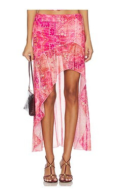 Emery Midi Flounce Skirt
                    
                    Runaway The Label | Revolve Clothing (Global)