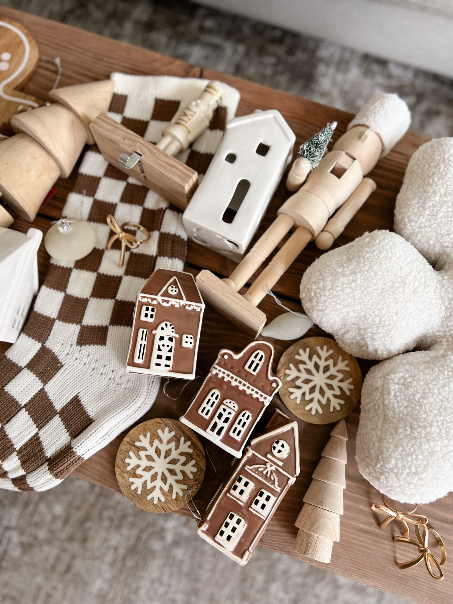 Heirloom Christmas decorations are a must for your babies first Christmas like this gingerbread houses that can be passed down for generations 

#LTKHoliday