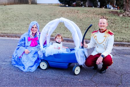 Cinderella Family Halloween Costume 

Prince Charming costume / fairy godmother costume / diy carriage / wagon / Cinderella halloween / 

#LTKSeasonal #LTKHalloween #LTKfamily