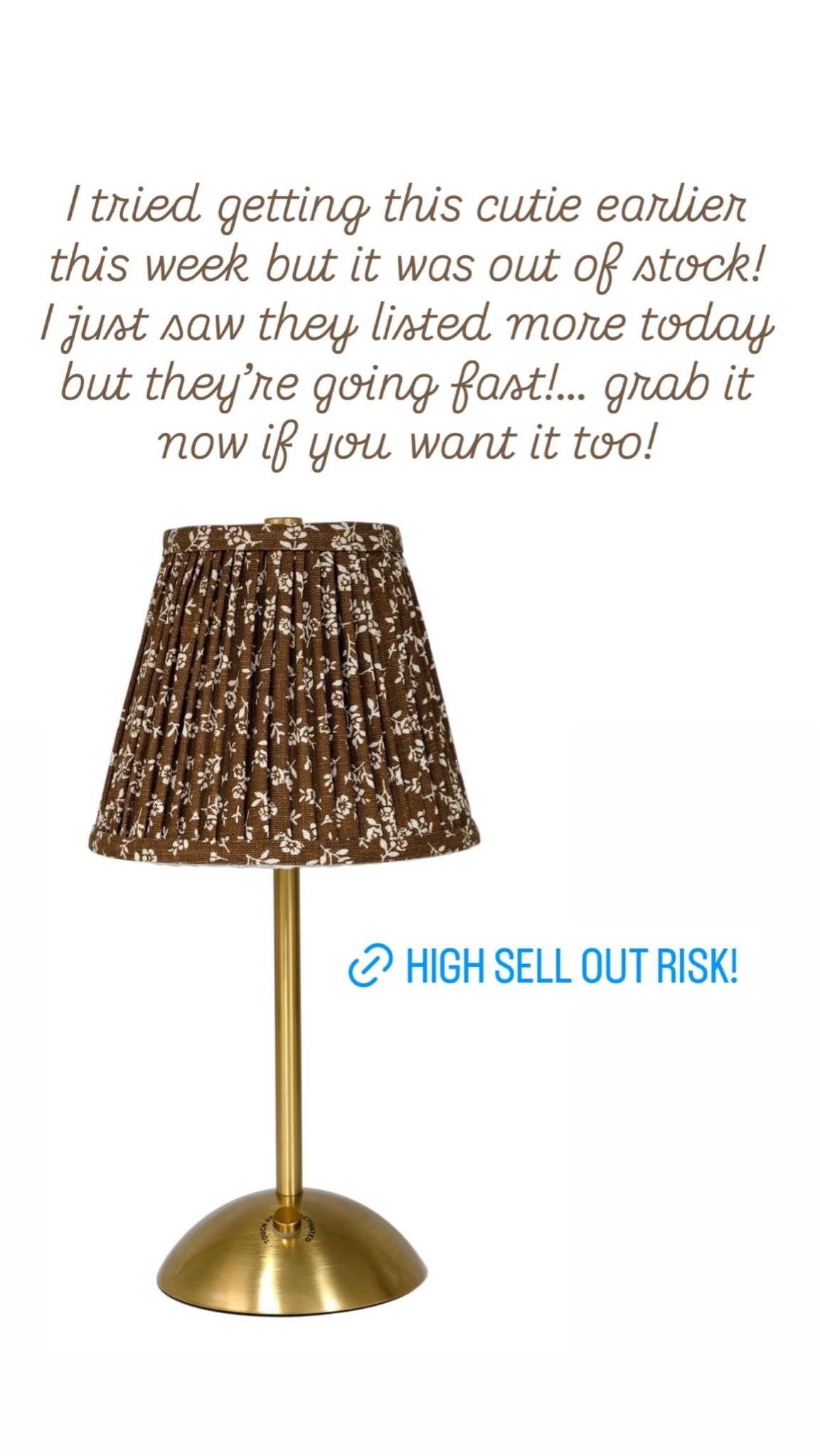 High sell out risk! I grabbed 2 for Fall decor