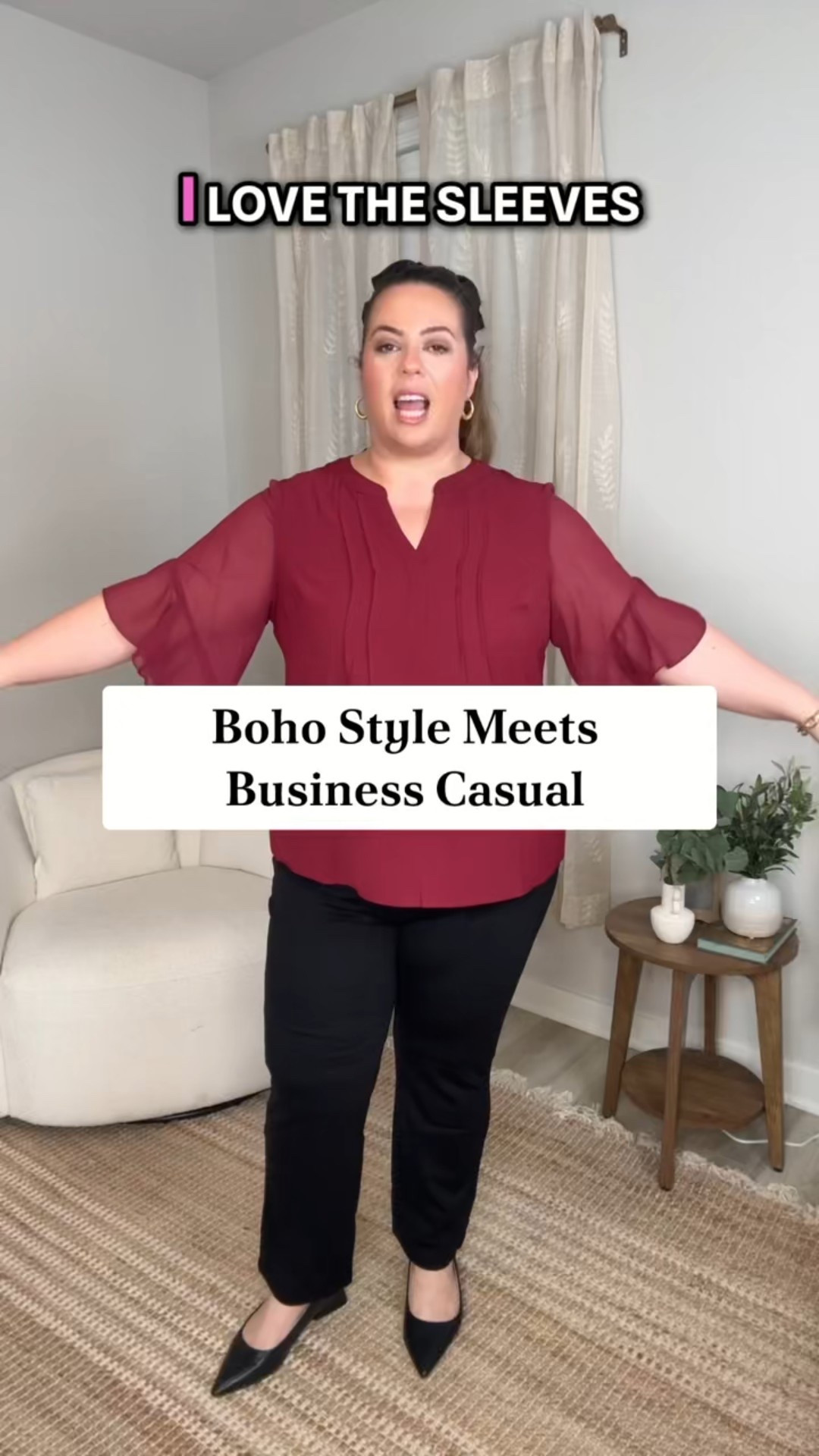 Plus-size office look with this cute flowy top. Both styles true to size imo, wearing 2x in both 

#LTKWorkwear #LTKPlusSize