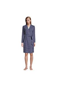 Women's Cotton Blend Knee Length Robe | Lands' End (US)