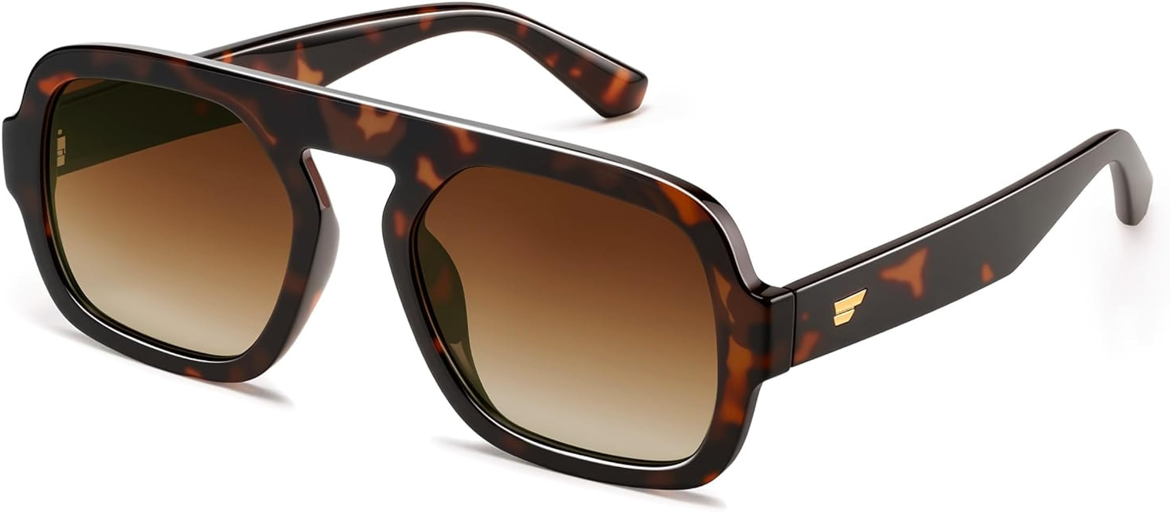 VANLINKER Retro Square Aviator Sunglasses for Women Men VL9826 | Amazon (US)