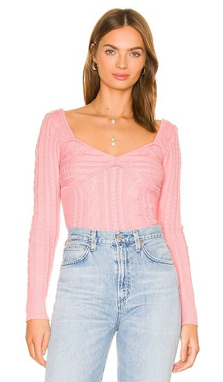 Fallone Sweater in pink | Revolve Clothing (Global)