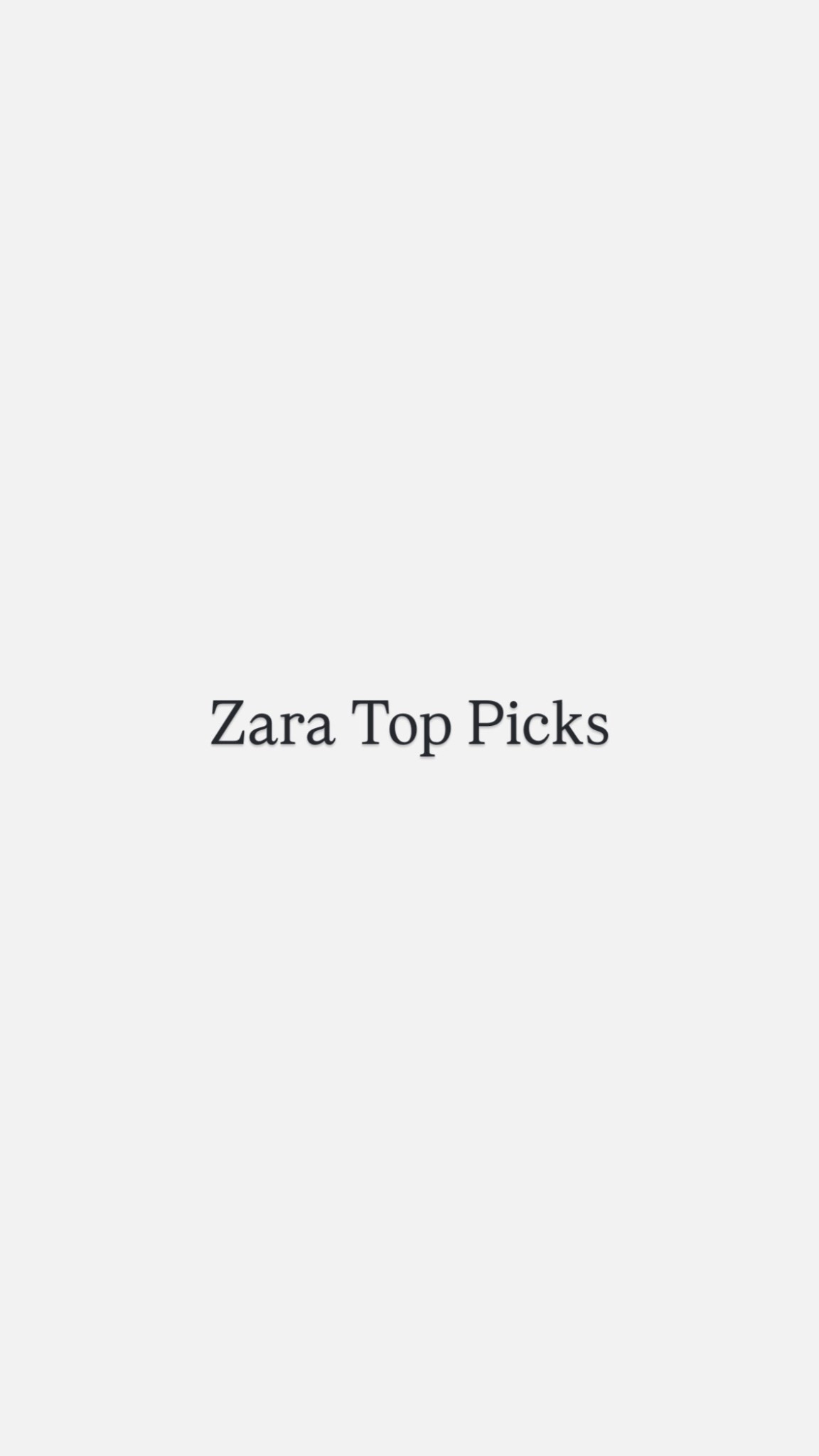 Recent order from Zara ❤️

#LTKspring #LTKuk