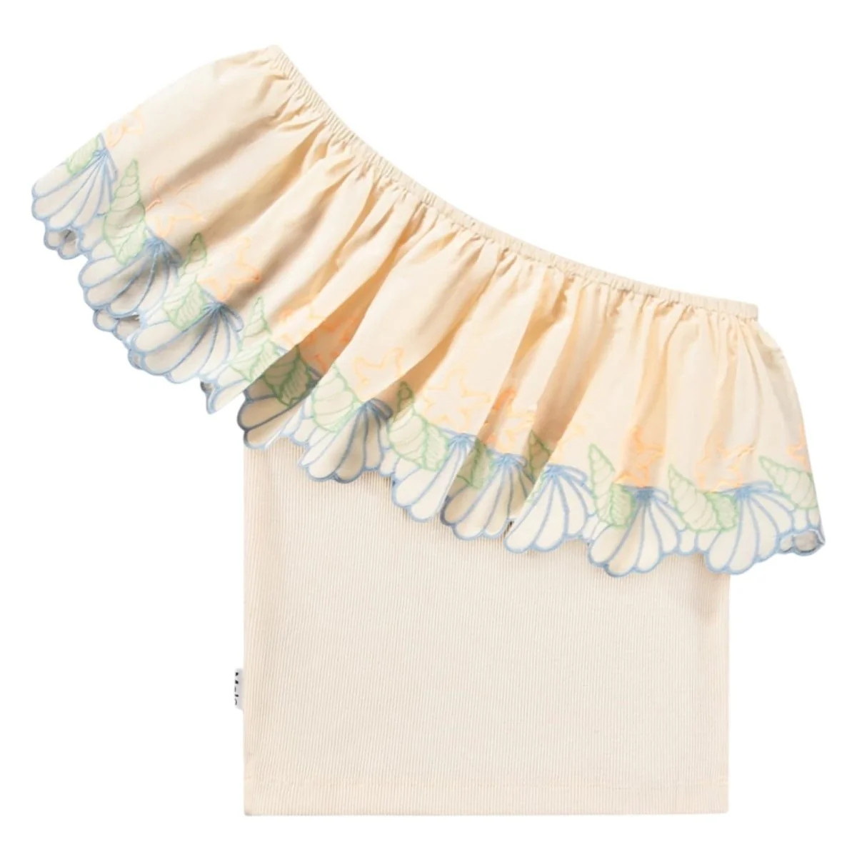 LACE ONE SHOULDER RATJA TOP | Mini Dreamers