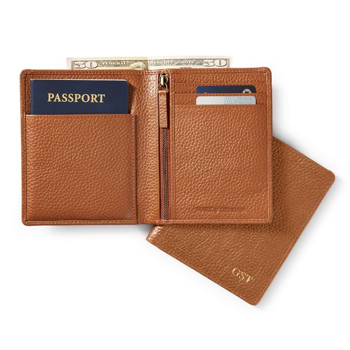 Harvey Leather Travel Wallet | Mark and Graham
