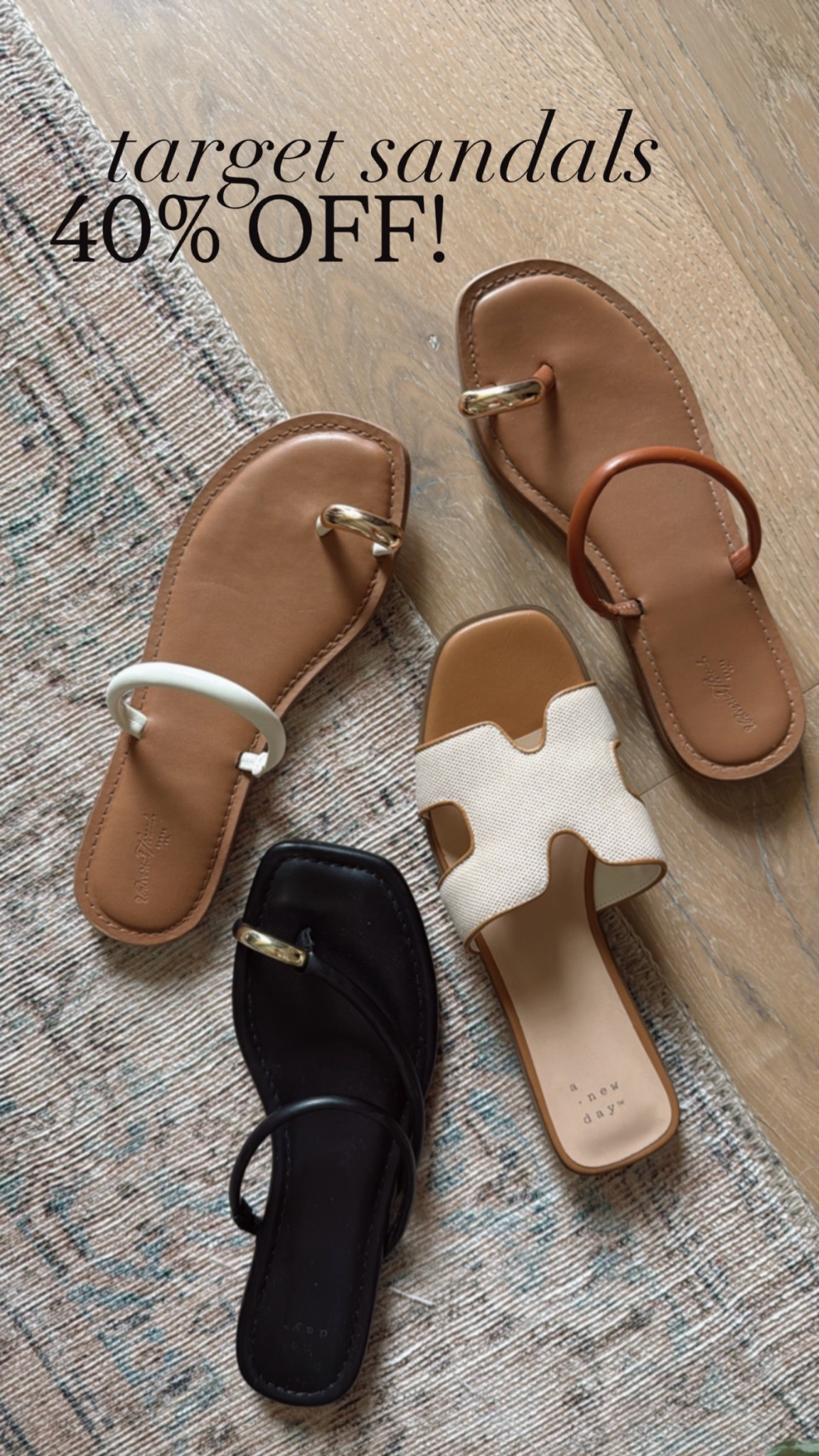 Target sandals are 40% off TODAY ONLY! Sign in to your target circle acct for automatic discount. These faves are starting at $12!!

#LTKShoeCrush #LTKSaleAlert