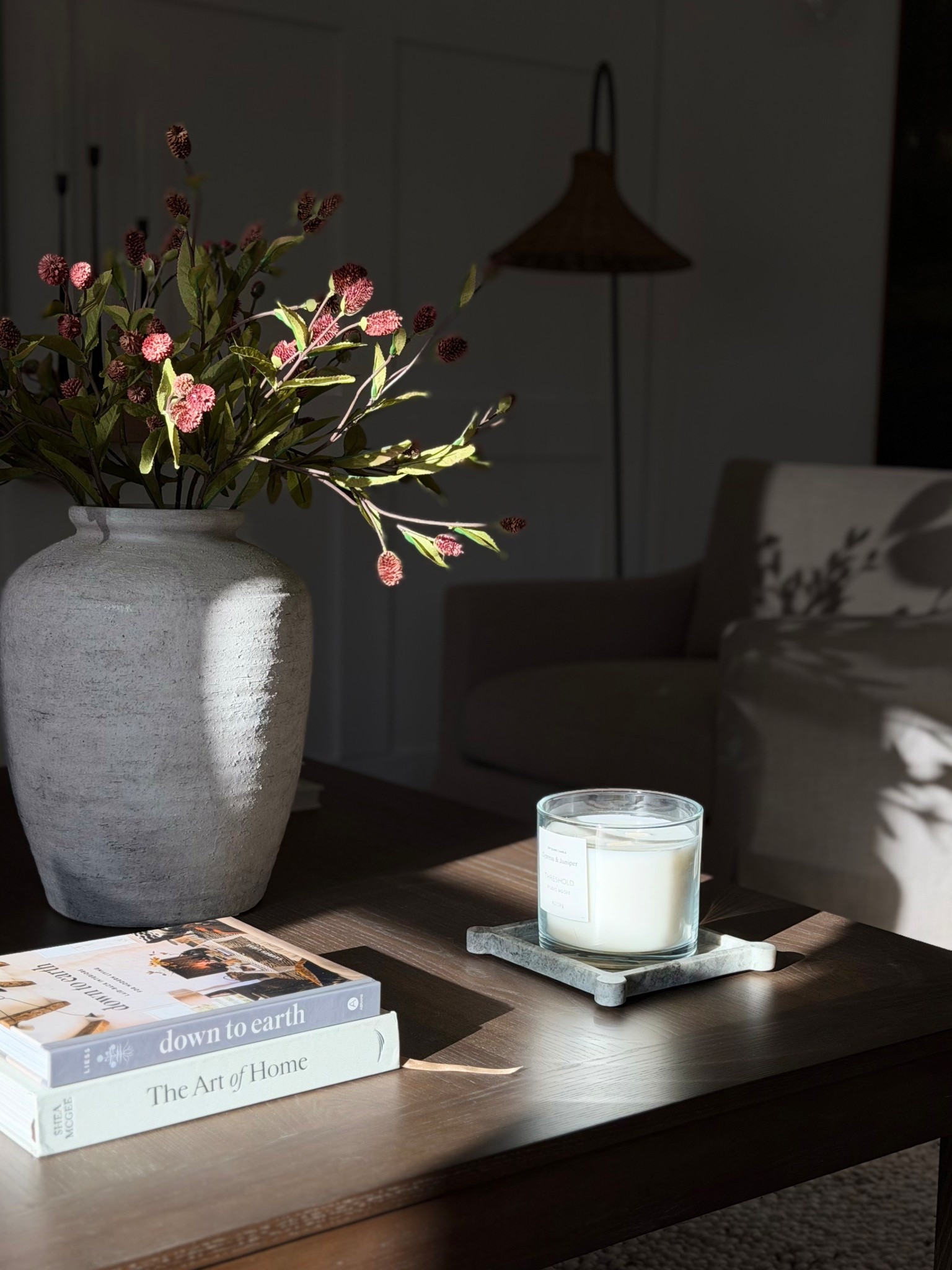 Coffee table styling, fall stems, fall decor 2025, living room styling, neutral home, warm minimalism, 

#LTKSeasonal #LTKU #LTKHome