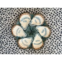 Antique Longchamp Blue Green Majolica Oyster Plate // Circa 1900 Made in France French //Grandmillennial Coastal | Etsy (US)