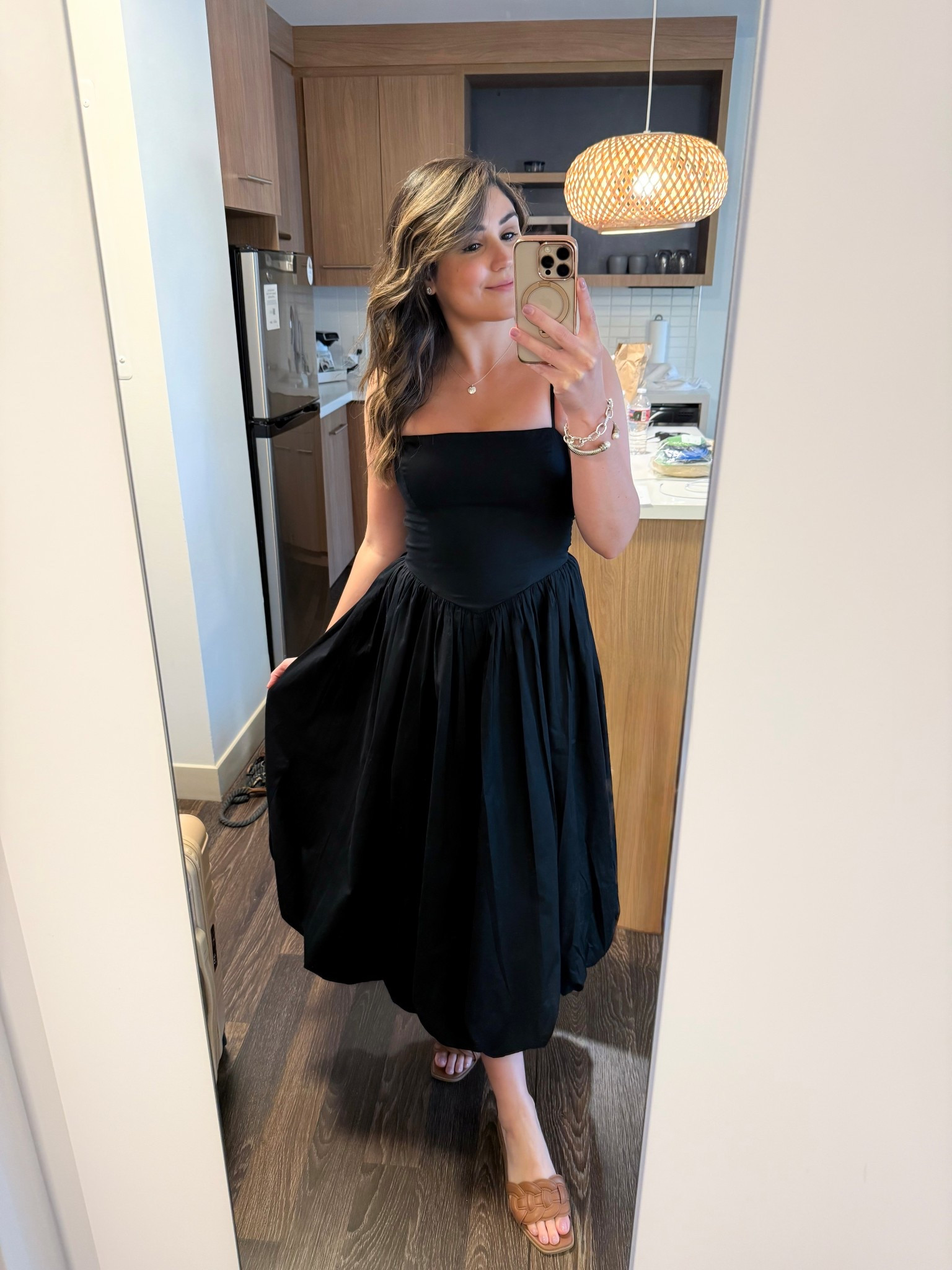 I’m obsessed with this dipped-waist midi dress and it’s so flattering 😍 I’m 5’4 wearing a size small (petite) 

summer outfit ideas | summer dresses | casual chic style | minimal style | abercrombie style 

#LTKStyleTip #LTKTravel #LTKPetite