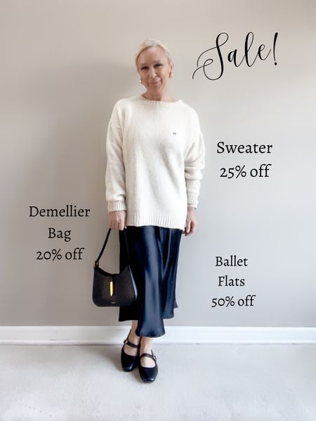 Sweater 25% off
Demellier Bag 20% off
Mary Jane Ballet Flats 50% off

#LTKHoliday #LTKCyberWeek #LTKsalealert