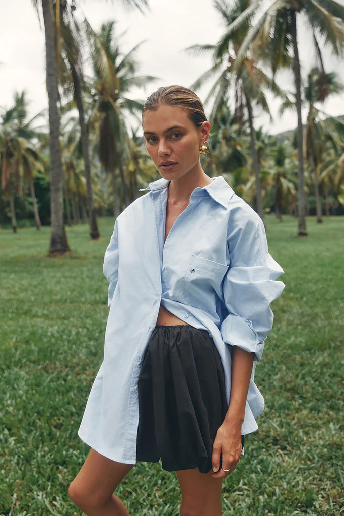 STEVIE BLACK BUBBLE MINI SKIRT | DISSH