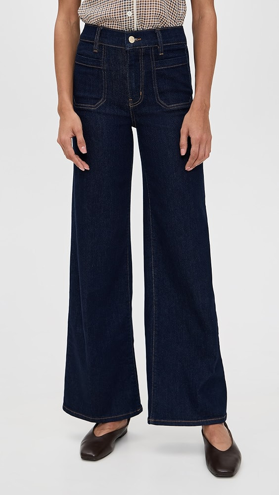 Le Slim Palazzo Modernist Pocket Jeans | Shopbop