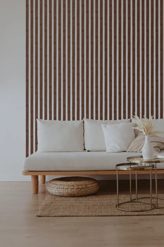 Wall Covering Home Decor Wooden Slats 3D Wooden Panels - Etsy | Etsy (US)