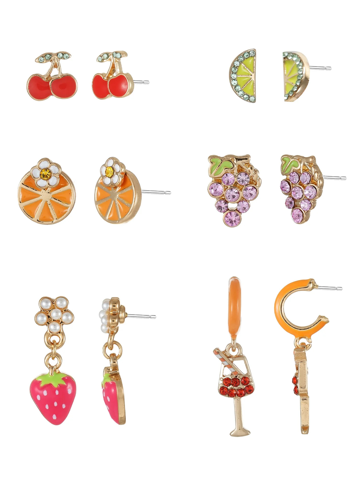 Packed Party Fruit Punch Earring Set | Walmart (US)