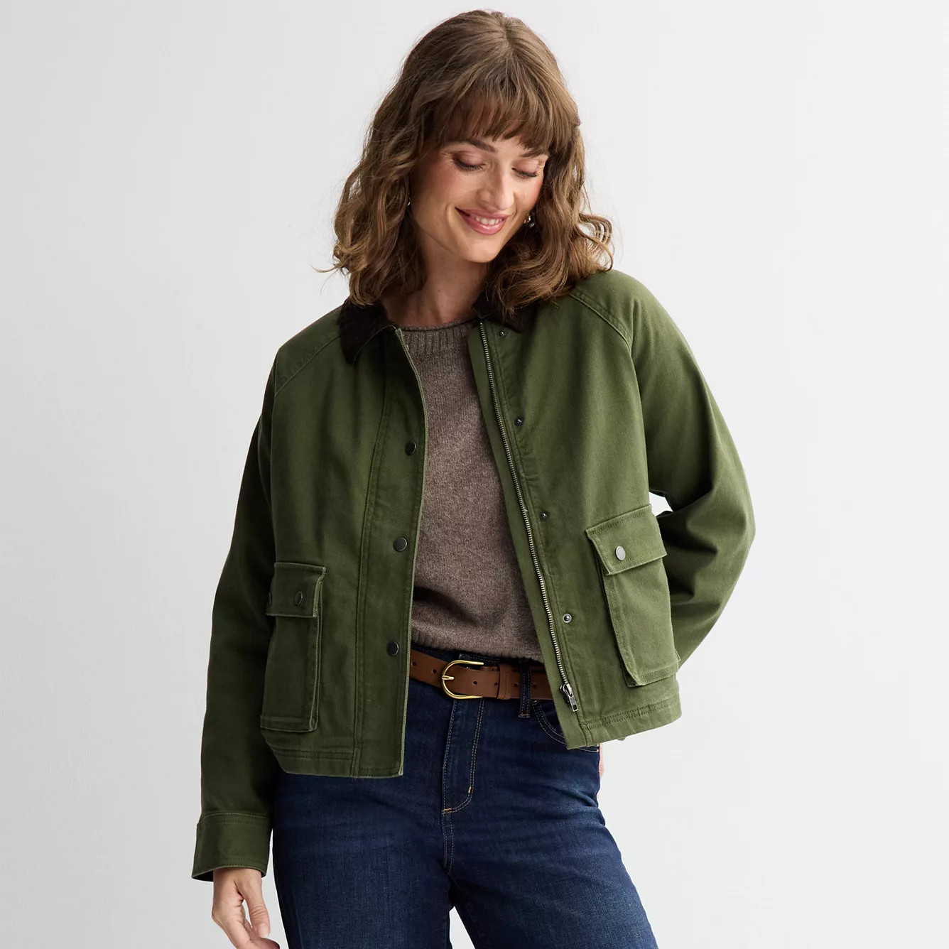 Women's Sonoma Goods For Life® Swing Chore Jacket | Kohl's