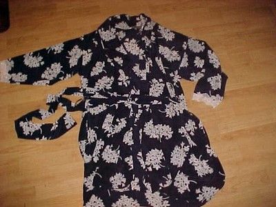 CHRISTIAN DIOR  Saks Fifth Avenue  -  WRAP or KIMONO STYLE ROBE - BELTED - SILK  | eBay | eBay US