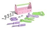 Green Toys Tool Set, Pink 4C - 15 Piece Pretend Play, Motor Skills, Language & Communication Kids... | Amazon (US)