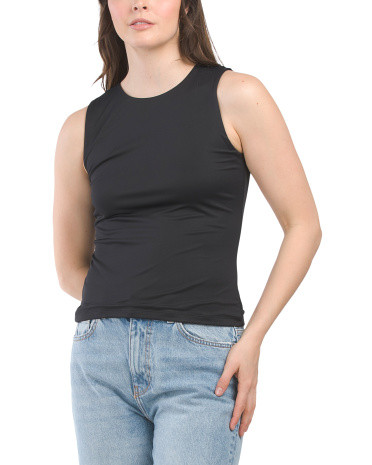 Sleeveless Crew Neck Muscle Tank | TJ Maxx