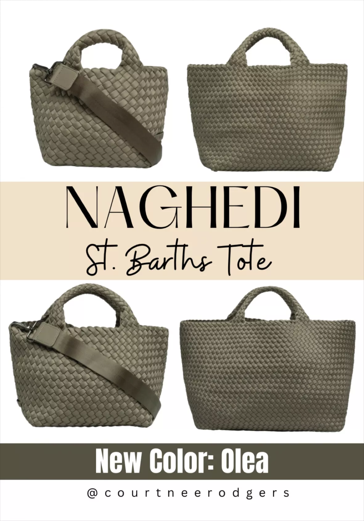 St. Barths Large Tote Solid – Naghedi