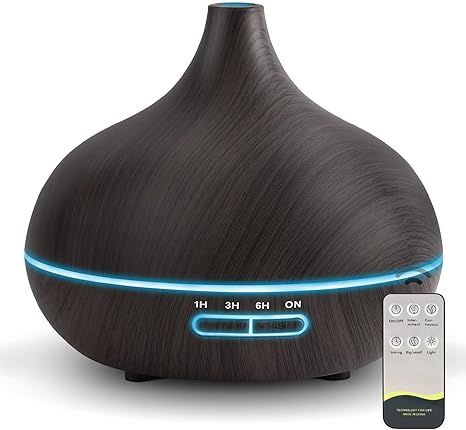 Diffusers for Essential Oils Large Room, 550ml Essential Oil Diffusers with Remote Control, Ultra... | Amazon (US)