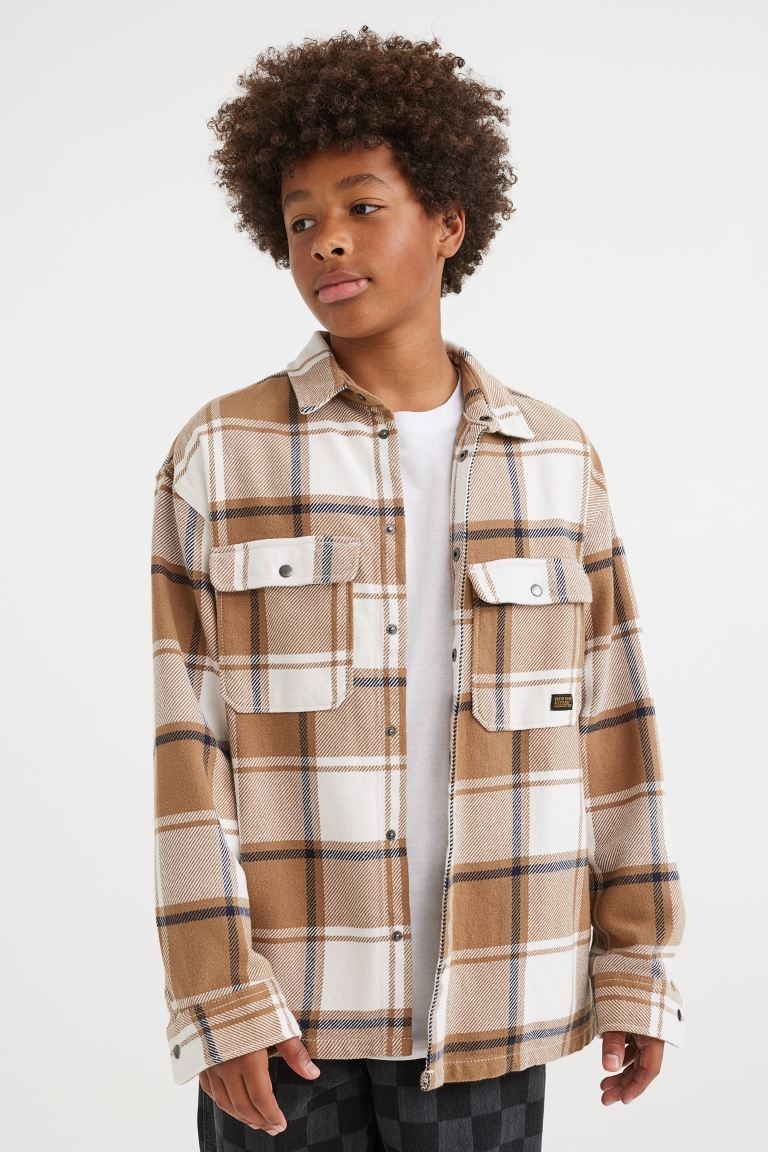 Oversized flannel shacket | H&M (US + CA)