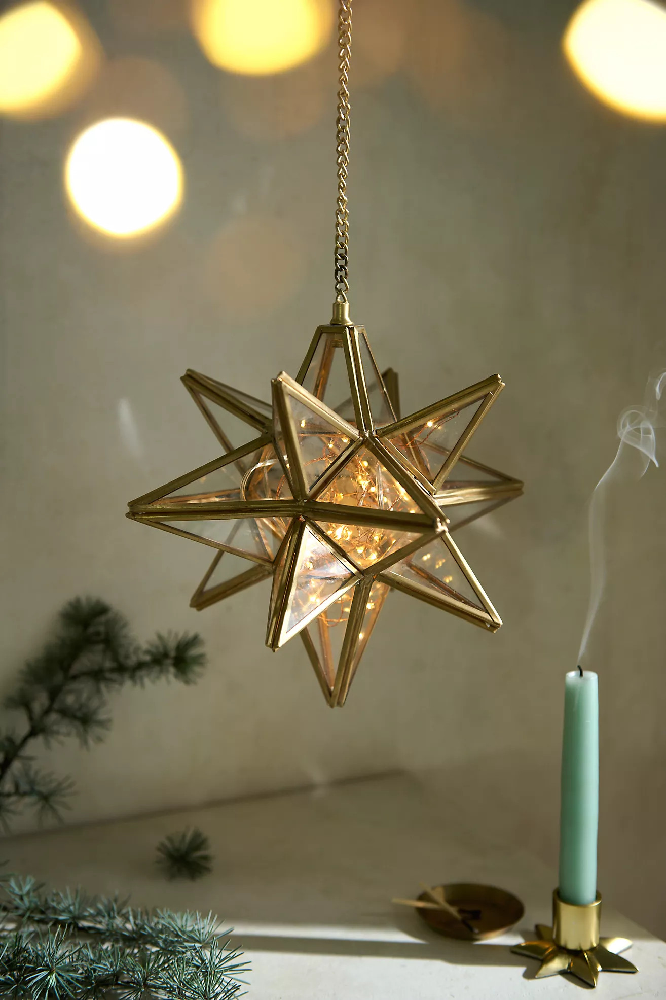 Moravian Star Hanging Votive | Anthropologie (US)
