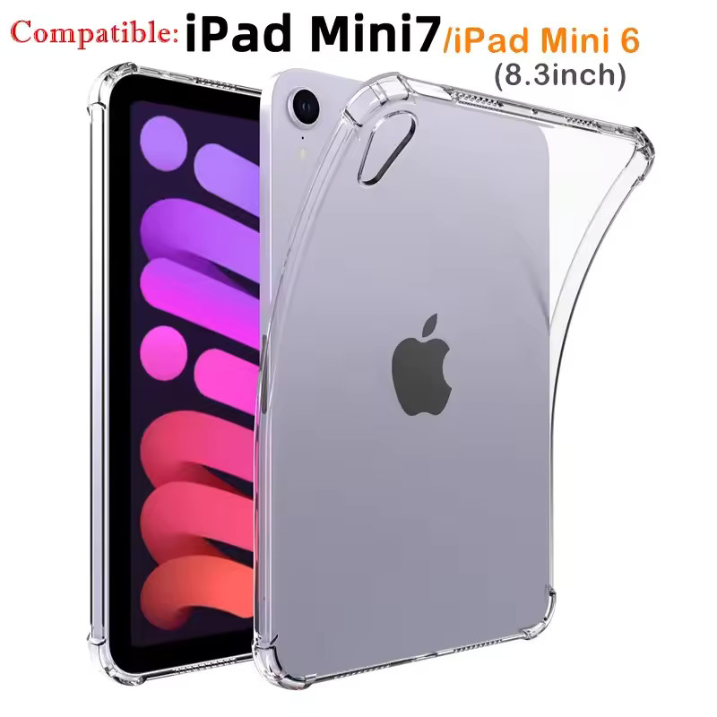 2024 Case For Apple iPad Mini 7 8.3inch Transparent Anti-drop Airbag TPU Material shell funda ipa... | AliExpress (US)