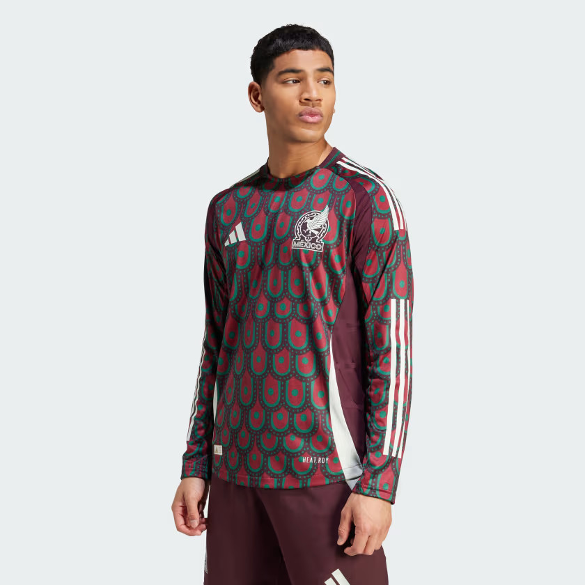 Mexico 24 Long Sleeve Home Authentic Jersey | adidas (US)