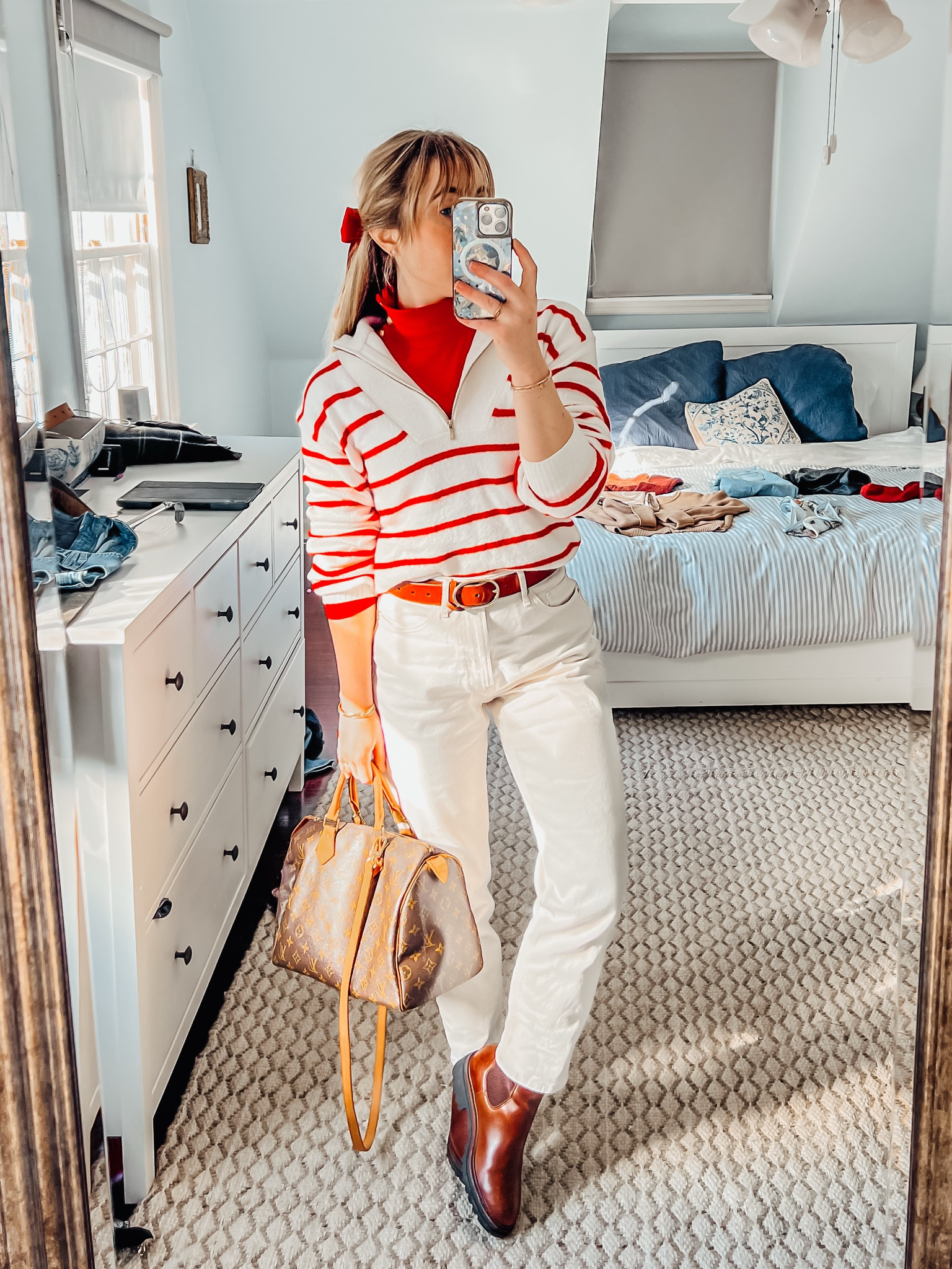 Winter white (ecru)
It’s giving preppy yacht club 

#LTKSeasonal #LTKStyleTip