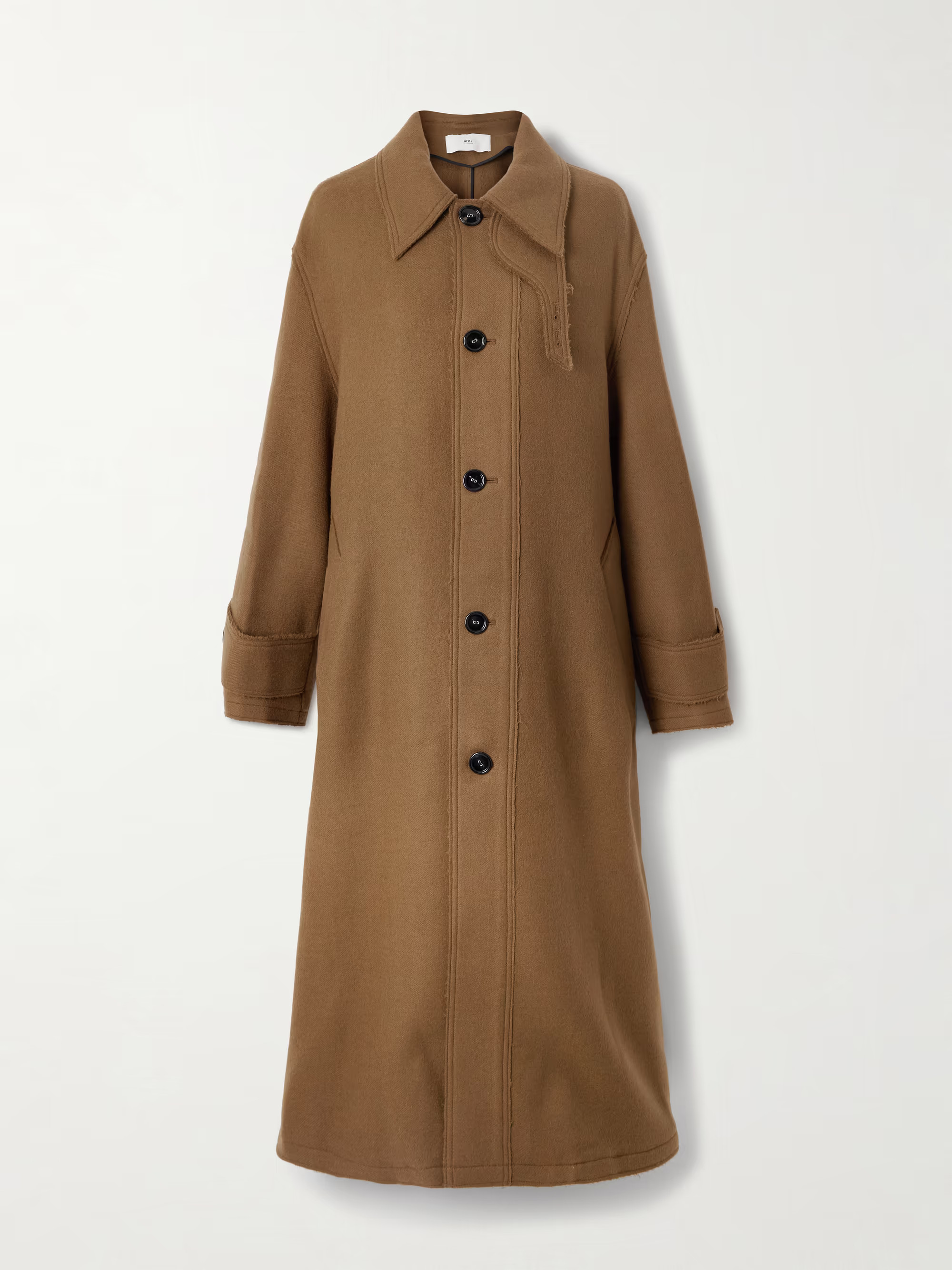 Belted wool-gabardine coat | NET-A-PORTER (US)