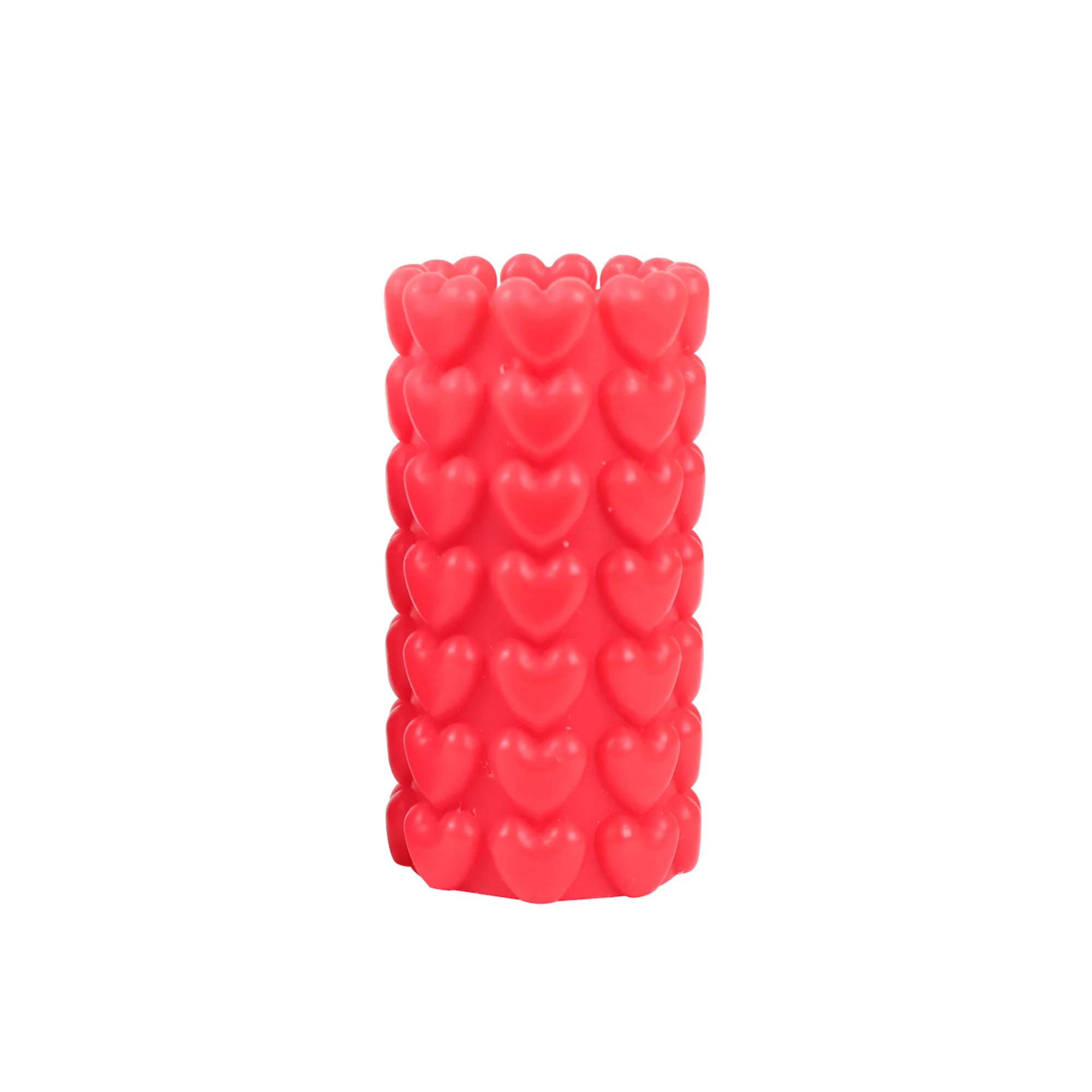 Mikasa Heart Embossed LED Wax Pillar Candle | Kohl's