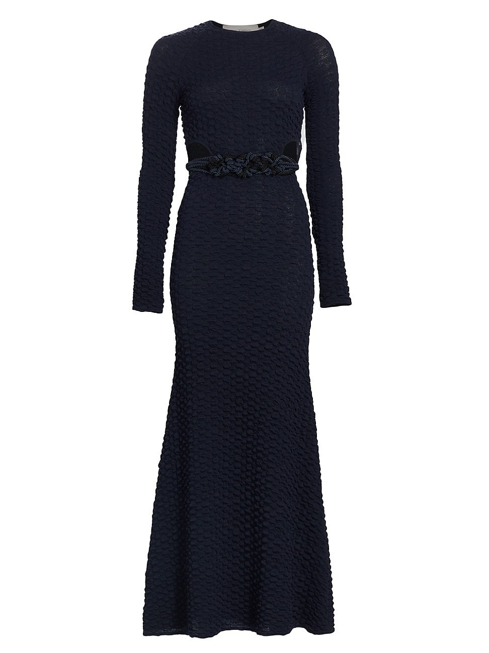 Women's Myriam Cut-Out Belted Maxi-Dress - Navy - Size Large | Saks Fifth Avenue