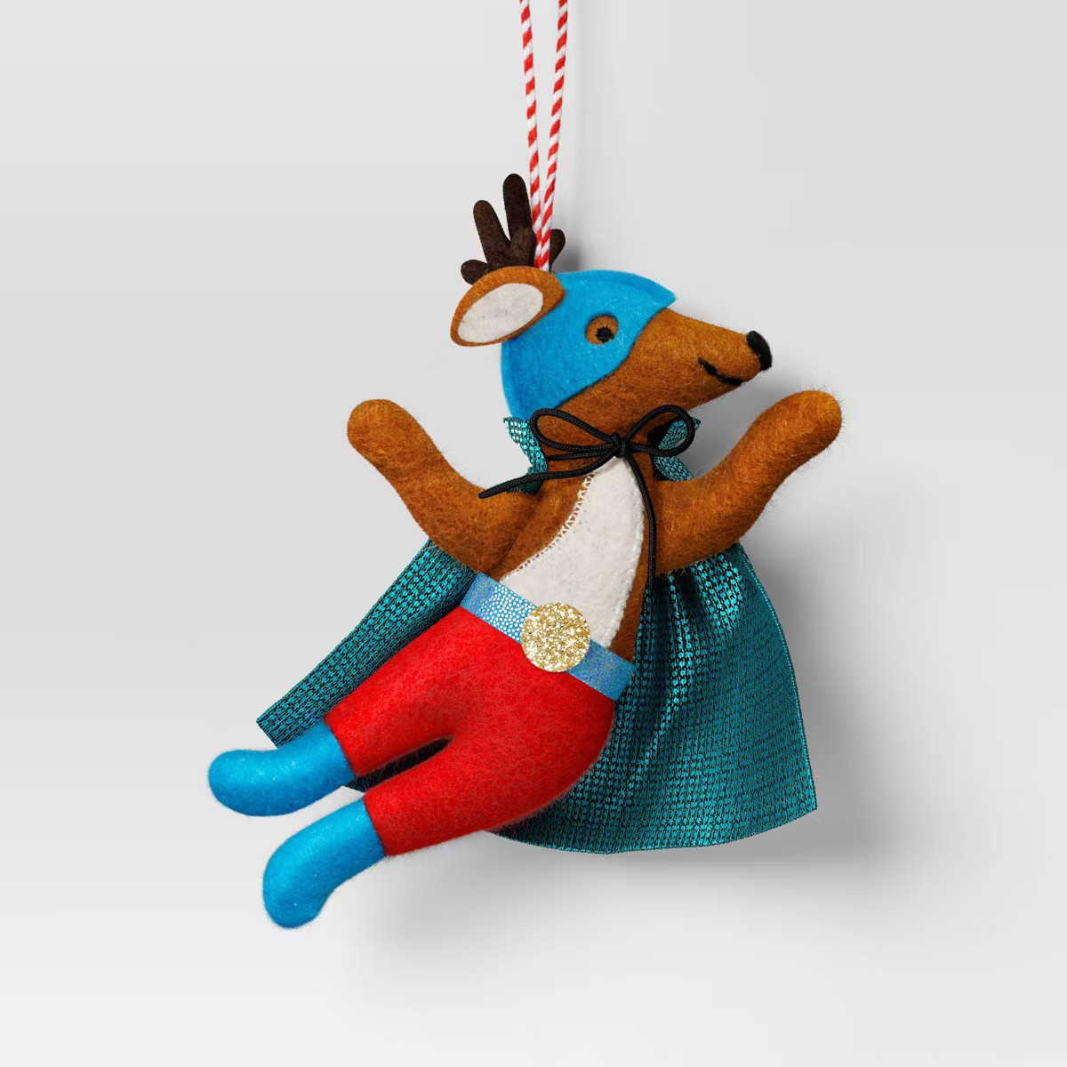 5.25" Christmas Fabric Superhero Ornament Reindeer - Wondershop™ | Target